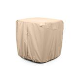 Covermates Air Conditioner Cover - Heavy-Duty Polyester Weather Resistant Elastic Hem AC & Equipment-Ripstop Tan
