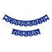 2023 Graduation Decorations - Blue Graduation Banners And Signs - 6 ft Congrats Grad Banner - Gold Grad Congrats Class of 2023 Party Decorations & Decor