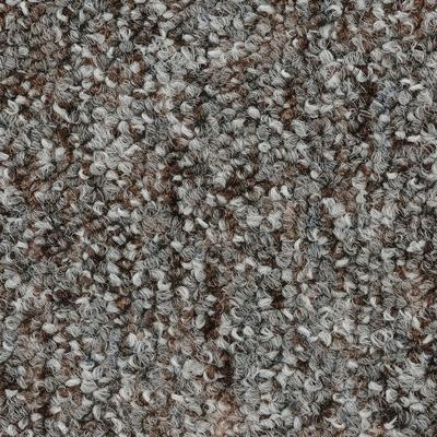 Teppichboden BODENMEISTER "Heilbronn, Schlinge - meliert, Made in Belgium", grau (grau braun), B:400cm H:7,2mm L:400cm, Polyamid, Teppiche, Wohnzimmer, Kinderzimmer, Schlafzimmer, Breite 200/300/400/500 cm Image