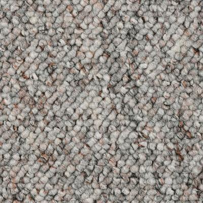 Teppichboden BODENMEISTER "Korfu, Schlinge - meliert, Made in Netherlands", grau (grau weiß), B:500cm H:7,5mm L:500cm, Polypropylen, Teppiche, Wohnzimmer, Kinderzimmer, Schlafzimmer, Breite 200/300/400/500 cm Image