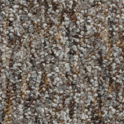Teppichboden BODENMEISTER "Heilbronn, Schlinge - meliert, Made in Belgium", braun (braun grau), B:300cm H:7,2mm L:650cm, Polyamid, Teppiche, Wohnzimmer, Kinderzimmer, Schlafzimmer, Breite 200/300/400/500 cm Image