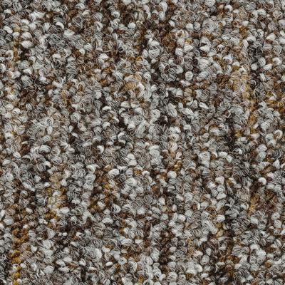 Teppichboden BODENMEISTER "Heilbronn, Schlinge - meliert", braun (braun grau), B:500cm H:7,2mm L:400cm, Polyamid, Teppiche, Wohnzimmer, Kinderzimmer, Schlafzimmer, Breite 200/300/400/500 cm Image