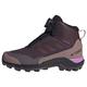 adidas Terrex Winter Mid BOA RAIN.RDY Hiking Shoes Sneaker, Shadow Maroon/Wonder red/Pulse Lilac, 35 EU