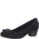 s.Oliver Damen Pumps mit Schleife Kleiner Absatz, Schwarz (Black), 39