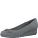 s.Oliver Damen Wedge Pumps mit Keilabsatz mit Schleife, Grau (Grey), 39