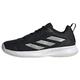 adidas Damen Avaflash Tennis Shoes-Low (Non Football), Core Black/Silver/Cloud White, 37 1/3 EU