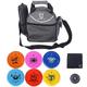 CROWN ME Disc Golf Set with 6 Discs and Mini Disc and Starter Disc Golf Bag