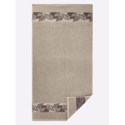 Handtuch WÄSCHEPUR Gr. 1, beige (sesam), B:50cm L:100cm, 100% Baumwolle, Handtücher (Packung) Image