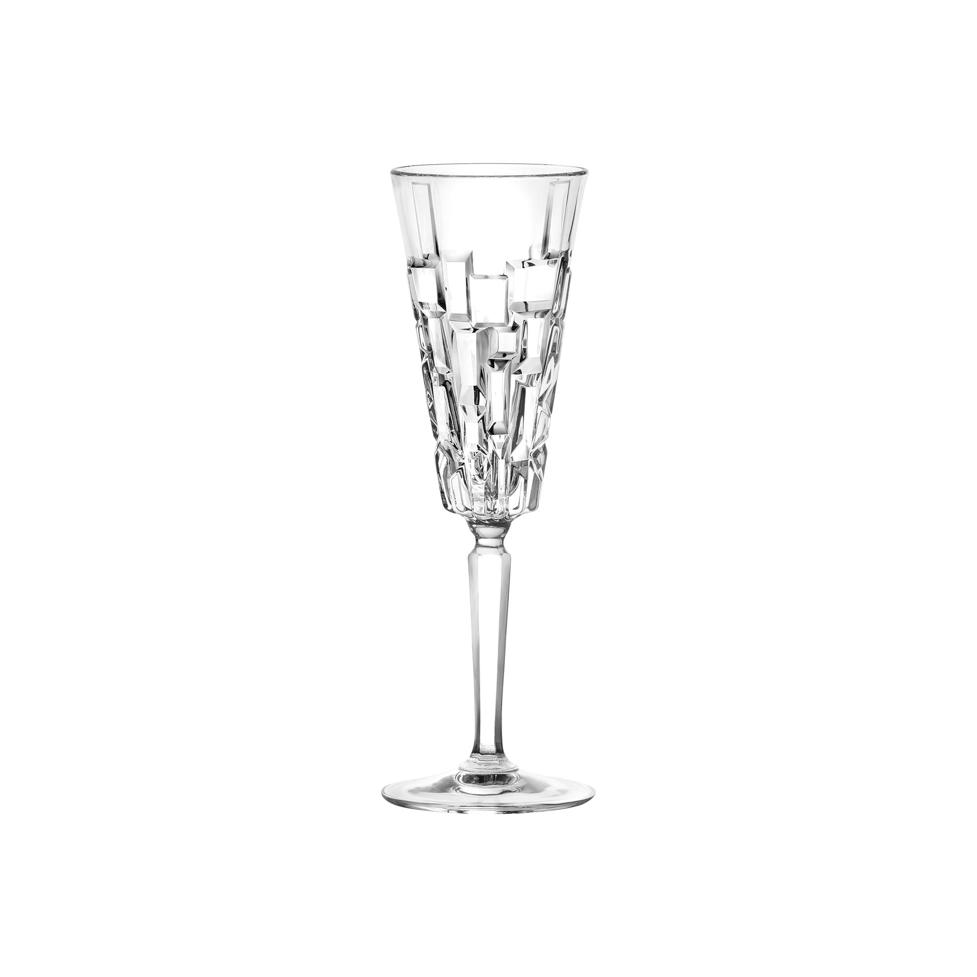 Steelite 667RCR329 6 1/2 oz RCR Crystal Etna Champagne Flute Glass, 6.5-oz., Clear, Case of 12