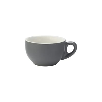 Steelite UCT8087 10 oz Utopia Barista Latte Cup - Porcelain, Gray, Grey