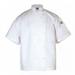 Chef Revival J005-4X Knife & Steel Poly Cotton Blend Chef Jacket, Short Sleeve, 4X, White