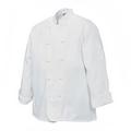 Chef Revival J050-XL Poly Cotton Chef Jacket, Cloth Knot, X-Large, White