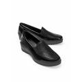 Avena Damen City-Slipper Rutschfest Schwarz