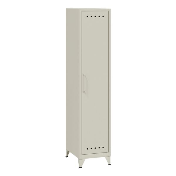 Bisley Garderobenschrank »FERN Locker« 3 Fachböden weiß, 38x180 cm