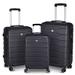 3 Piece Sets Luggage Suitcase Hardside Luggage with Spinner Wheels