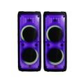 2 MR DJ FLAME5500LED Professional Portable Dual 12â€� 3-Way Full-Range Powered/Active DJ PA Multipurpose Live Sound Bluetooth Loudspeaker