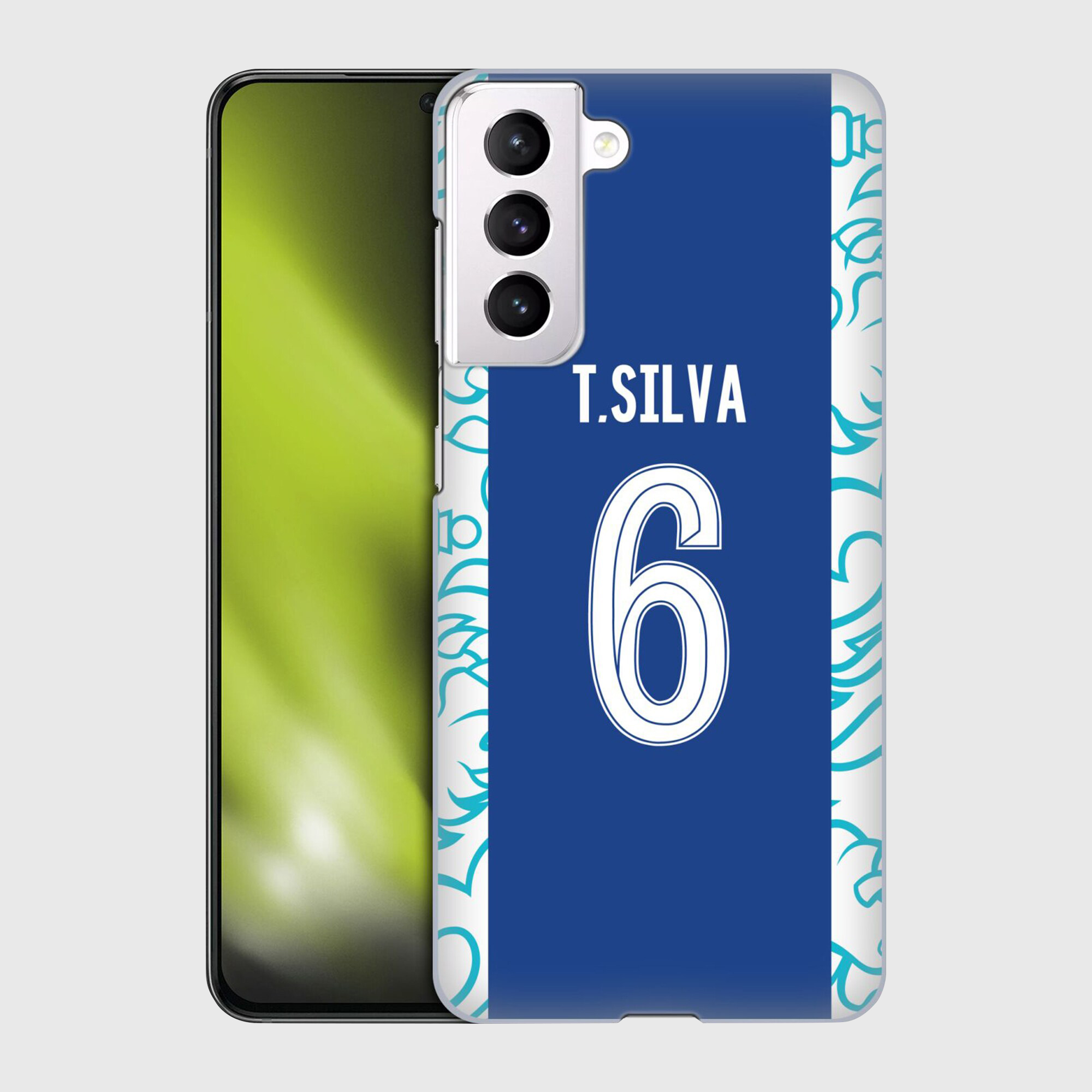 Chelsea 2022/23 Spieler-Heimtrikot – Thiago Silva – Samsung-Hülle Image