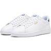 Sneaker PUMA "SMASH 3.0 L", Gr. 38,5, weiß (puma weiß, malachite, puma gold), sportlich, Schuhe