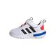 adidas Jungen Unisex Kinder Racer TR23 Kids Shoes-Low (Non Football), FTWR White/core Black/Bright red, 26.5 EU