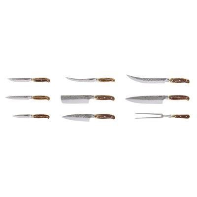 Smiths Cabin & Lodge Cutlery 15-Pcs Block Set Stag 51032