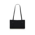 Prada Womens Vintage Tessuto Shoulder Bag Black Nylon - One Size