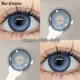 Besessence-Lentilles de contact coréennes colorées avec délinquants lentilles de myopie bleues