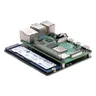 Raspberry Pi X876 NVMe M.2 SATA SSD NAS 6 000 Support de Carte Key-M 2280 SSD pour Raspberry Pi 4B