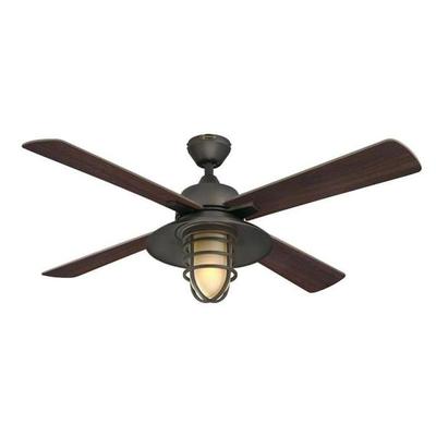 Westinghouse 730719 - 52 in. Porto, Black-Bronze, Indoor (7307100) Indoor LED Ceiling Fan Fixture