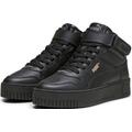 Sneaker PUMA "CARINA STREET MID" Gr. 37, rosegold (puma black, puma rose gold) Schuhe Schnürstiefeletten