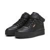 Sneaker PUMA "CARINA STREET MID", Gr. 38,5, rosa (puma schwarz, puma schwarz, rose gold), Leder, unifarben, sportlich, Schuhe