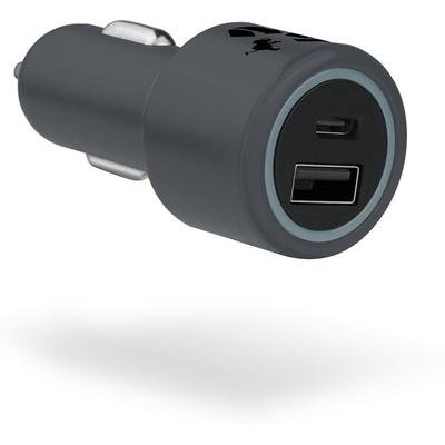 Nimble Rally Car Charger 32-watt, Dual Port USB-A and USB-C