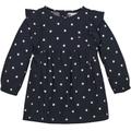 Langarmbody TOMMY HILFIGER "BABY DRESS L/S" Gr. 92, N-Gr, blau (dunkelblau) Baby Bodies