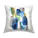 Stupell Busy Blue Abstract Stones Printed Throw Pillow Design by Liz Jardine