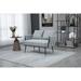 Velvet Accent Sofa Modern 2 Seater Upholstered Arm sofa Tufted Sofa with Metal Frame, Single Leisure sofa for Living Room