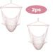 HAOAN 2pcs Hanging Rope Air/Sky Chair Swing Beige