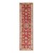 Canvello Fine Hand Knotted Savonnerie Design Runner - 2'8'' X 10'1'' - Red - 10'1'' x 2'8''