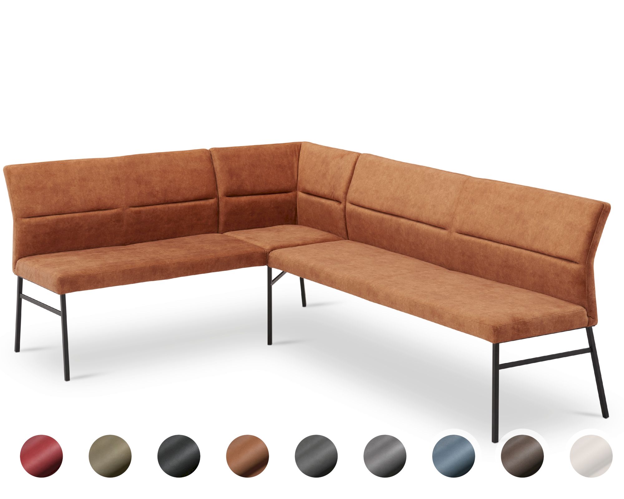 Schösswender »Lyon 100« Eckbank 160/180 cm / Gavin 10 hellgrau Image