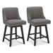 Oliver Counter Height Swivel Barstool Set of 2