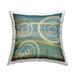 Stupell Boho Fractal Modern Drip Printed Throw Pillow Design by Liz Jardine