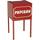 Paragon International Thrifty Pop Replacement Part Stand, Steel in Red | 33 H x 17 W x 17 D in | Wayfair 3080510