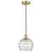 Innovations Lighting 616-1P-11-8 Athens Pendant Athens 8 Wide Mini Pendant - Satin Gold /