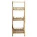 Bamboo54 22 W x 18 D x 57.25 H 4-Shelf Unit Beige