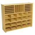 Childcraft ABC Furnishings Storage Unit 3 Shelves Cubbies With Inserts 48 x 13 x 40 Inches