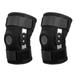 2 Pack Hinged Knee Brace with Side Stabilizers Patella Knee Support for Swollen ACL Ligament and Meniscus Injuries