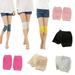 Ruanlalo Leg Warmer All-match Thermal Knee Sleeve Knee Brace Pad Women Plain Leg Warmer Protector