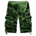 QUYUON Sport Shorts Men Casual Shorts Clearance Cycling Shorts Men Pajama Shorts Men Short Pants Casual Summer Flat Front Shorts Style M-477 Green XL