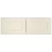 Homlux 12"H x 36"W x 24"D Standard Wall Cabinet w/ Soft Close in White/Brown | 12 H x 36 W x 24 D in | Wayfair SA-W361224-LC