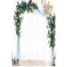 Belleze 39.4" W x 16" D Metal Arbor Metal in White | 78.7 H x 39.4 W x 16 D in | Wayfair WM212