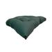 Plow & Hearth Indoor/Outdoor 18" x 18" Seat Cushion Polyester in Green | 3 H x 18 W x 18.5 D in | Wayfair 62K94 001