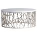 Bernhardt Exteriors Milos Frame Coffee Table Stone/Concrete/Metal in Brown/Gray/White | 18.25 H x 40 W x 40 D in | Wayfair X05025